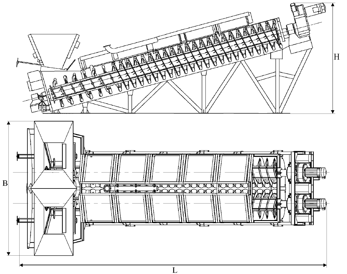 Мойка корытная для минерального галита